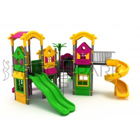 129 M House Themed Playground